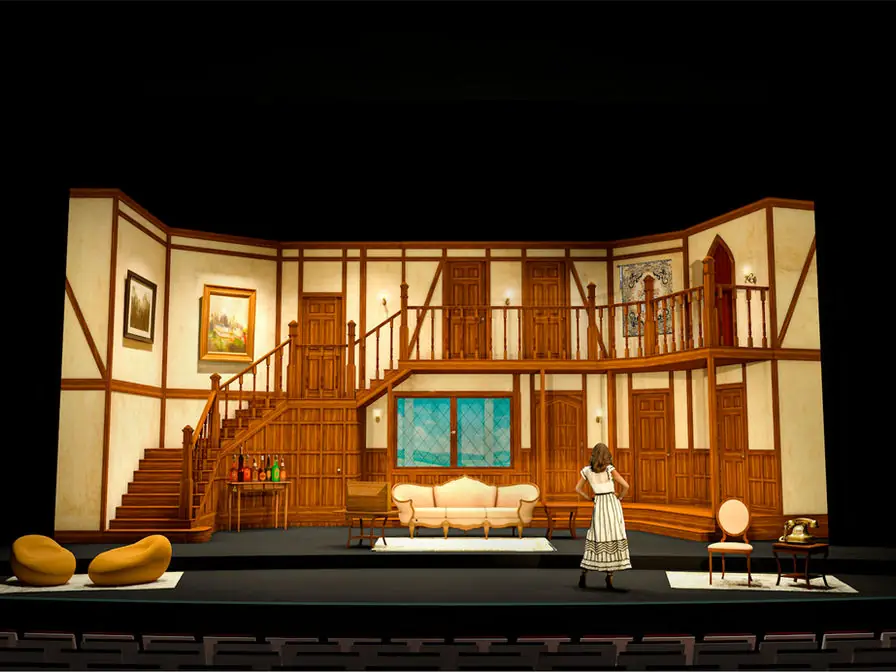 Noises Off - Scenic Design by Gretchen Ugalde